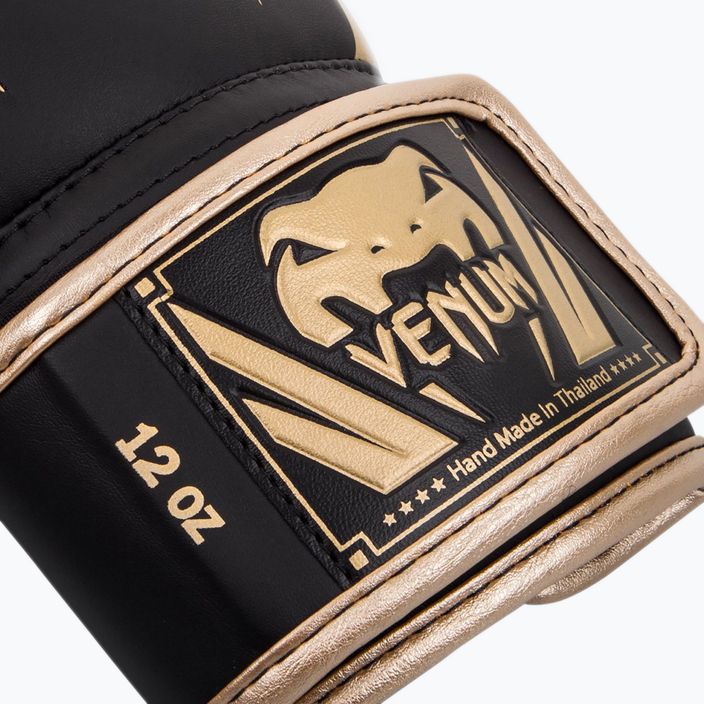 Venum Elite férfi bokszkesztyű fekete-arany VENUM-1392 10