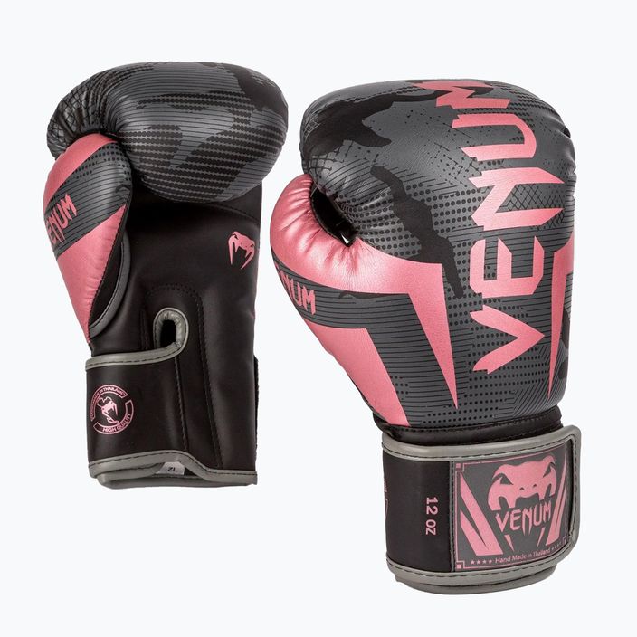 Venum Elite férfi bokszkesztyű fekete és rózsaszín 1392-537 6