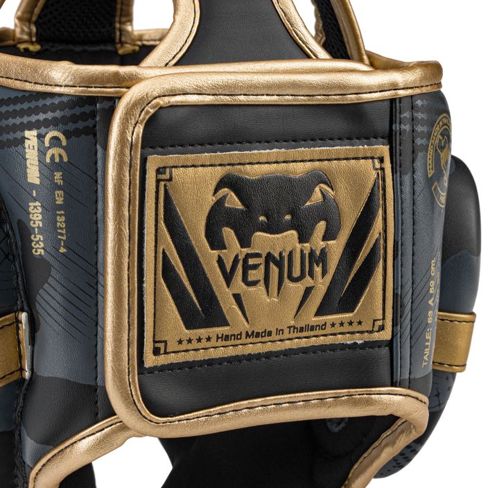 Venum Elite szürke-arany bokszsisak VENUM-1395-535 4