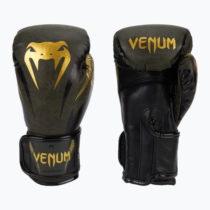 Venum Impact bokszkesztyű zöld 03284-230-10OZ 3