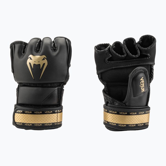Venum Impact 2.0 fekete/arany MMA kesztyű 3