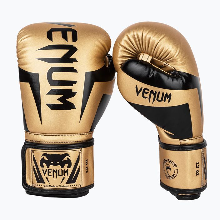 Venum Elite férfi bokszkesztyű arany és fekete 1392-449 7