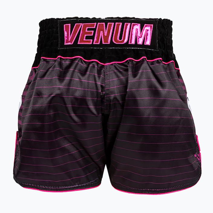 Venum Attack Muay Thai edzőnadrág fekete/rózsaszín 2