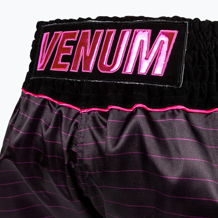 Venum Attack Muay Thai edzőnadrág fekete/rózsaszín 5