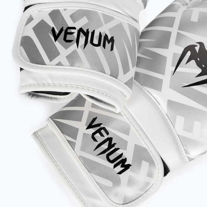Venum Contender 1.5 XT bokszkesztyű fehér/ezüst 4