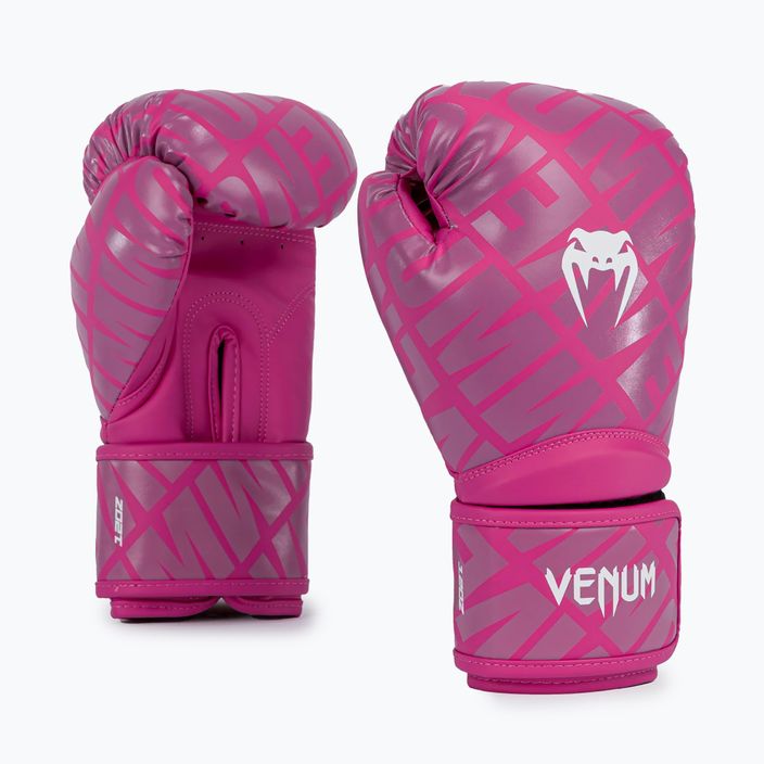 Venum Contender 1.5 XT bokszkesztyű rózsaszín/fehér 2