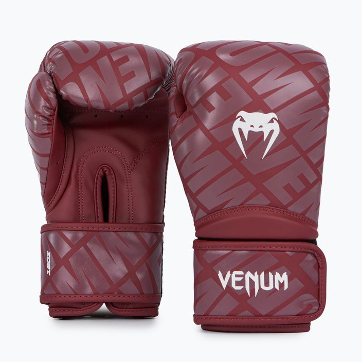 Venum Contender 1.5 XT bokszkesztyű bordó/fehér 2