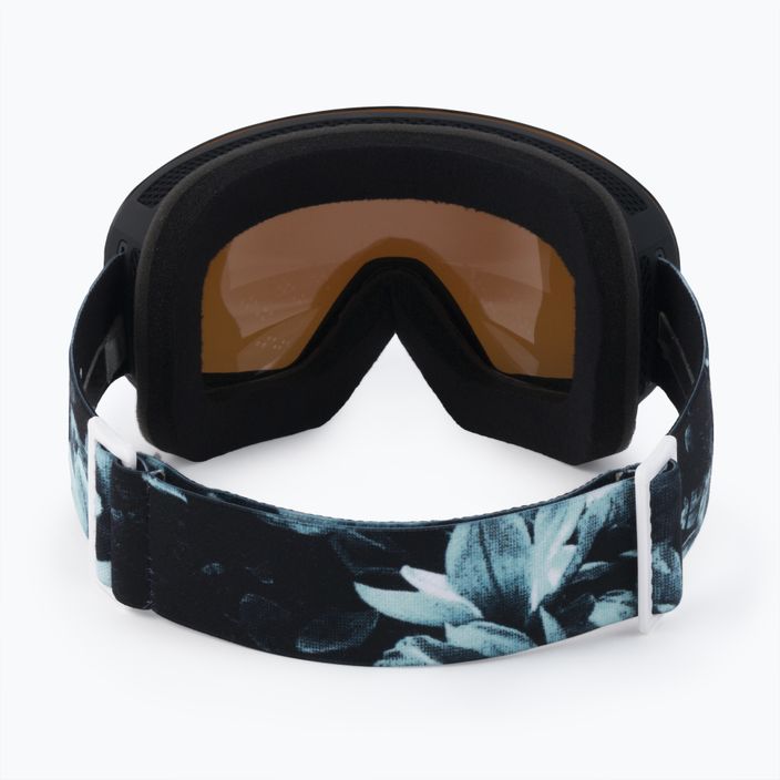 Női snowboard szemüveg ROXY Popscreen Cluxe J 2021 true black akio/sonar ml revo blue 3