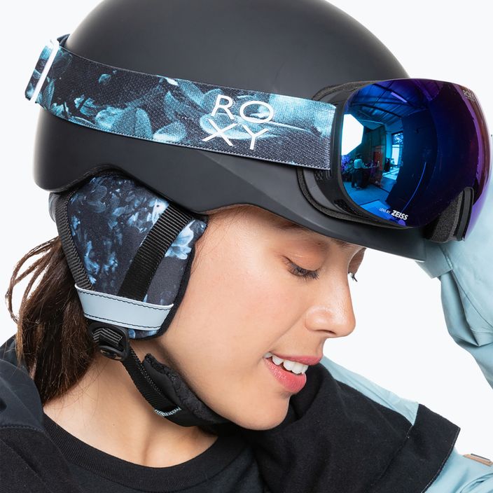 Női snowboard szemüveg ROXY Popscreen Cluxe J 2021 true black akio/sonar ml revo blue 8