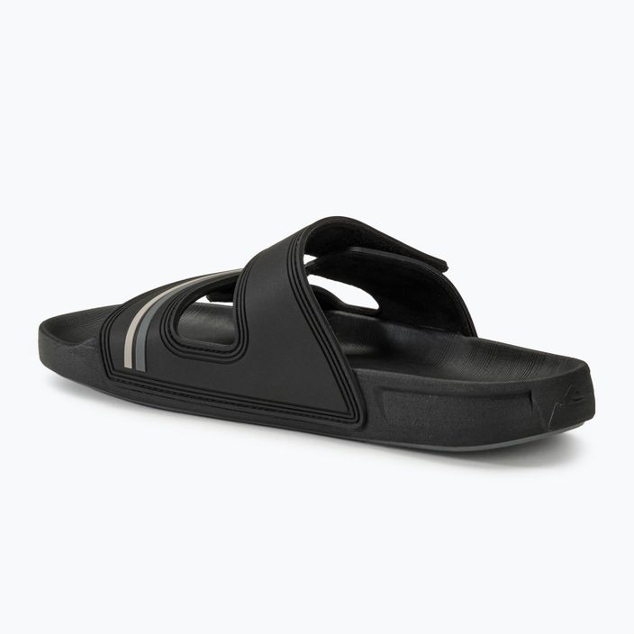 Quiksilver Rivi Double Adjust black/grey/black férfi papucs 3