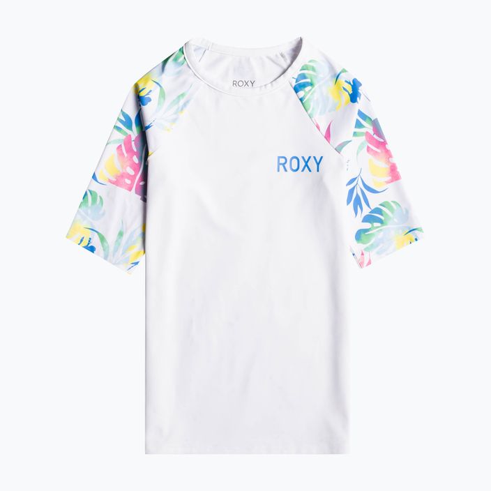 Gyermek úszó póló ROXY Printed 2021 bright white/surf trippin 4