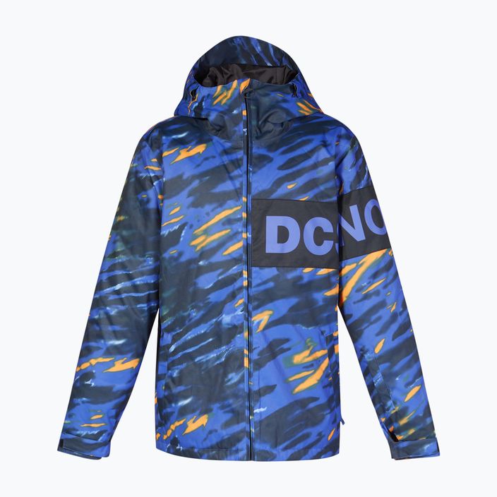 Férfi snowboard kabát DC Propaganda angled tie dye royal blue 9