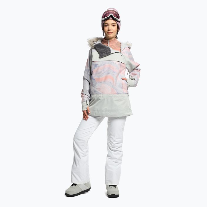 Női snowboard kabát ROXY Chloe Kim Overhead 2021 gray violet marble 2