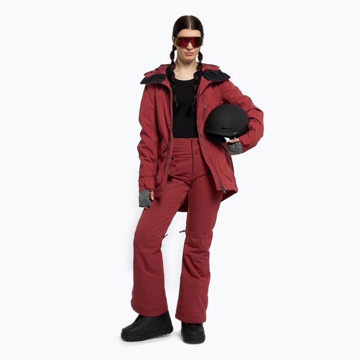 Női snowboard kabát ROXY Stated Warmlink 2021 brick red 2