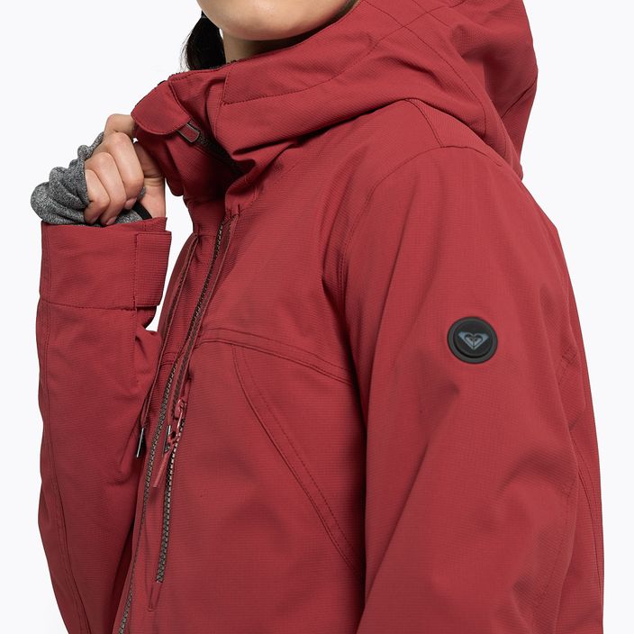 Női snowboard kabát ROXY Stated Warmlink 2021 brick red 6