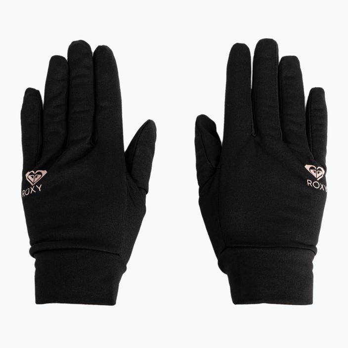 Női snowboard kesztyű Roxy Hydrosmart Liner fekete ERJHN03206-KVJ0 2