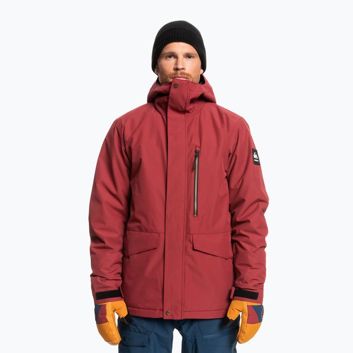 Férfi Quiksilver Mission Solid snowboard dzseki piros EQYTJ03266 6