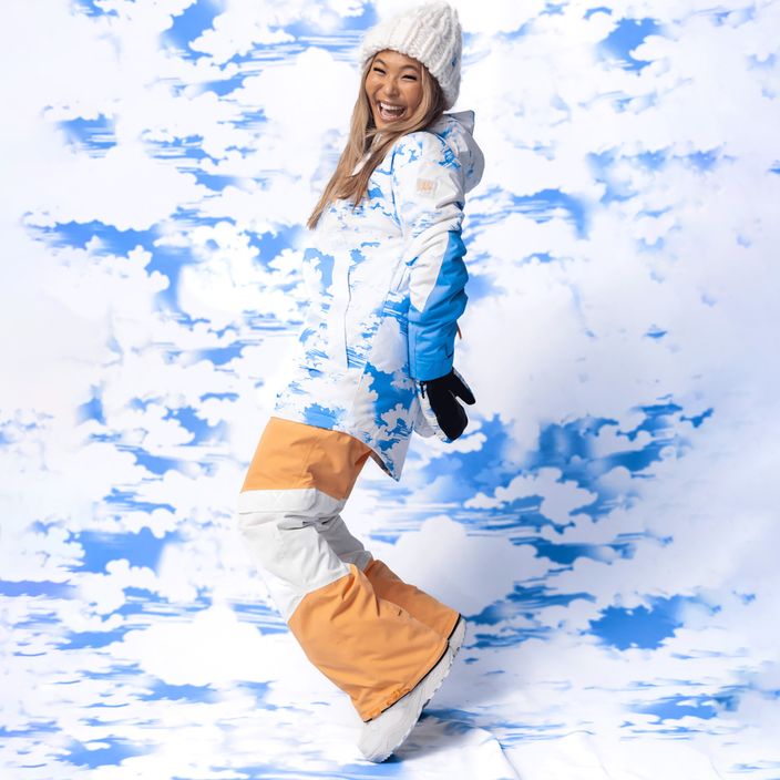 Női snowboard nadrág ROXY Chloe Kim Woodrose mock narancssárga 11