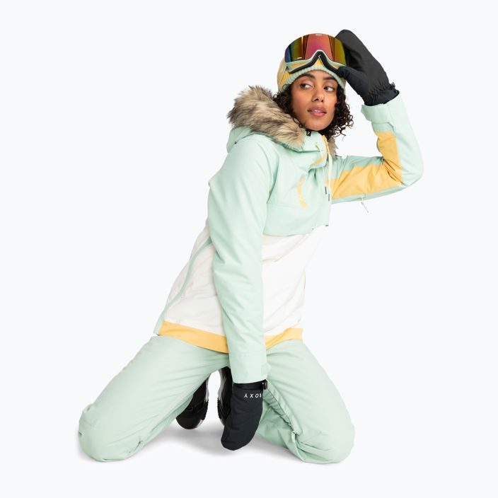 Női snowboard dzseki ROXY Shelter cameo zöld 9