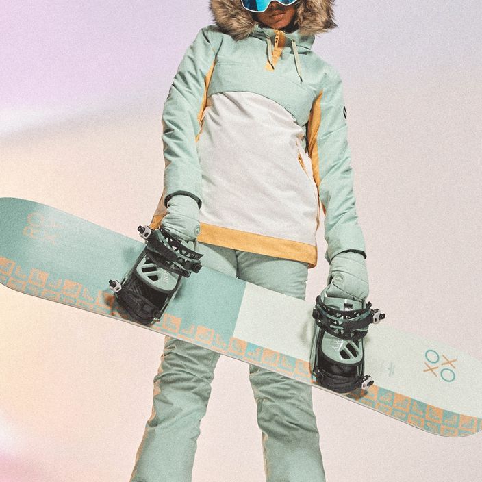 Női snowboard dzseki ROXY Shelter cameo zöld 12