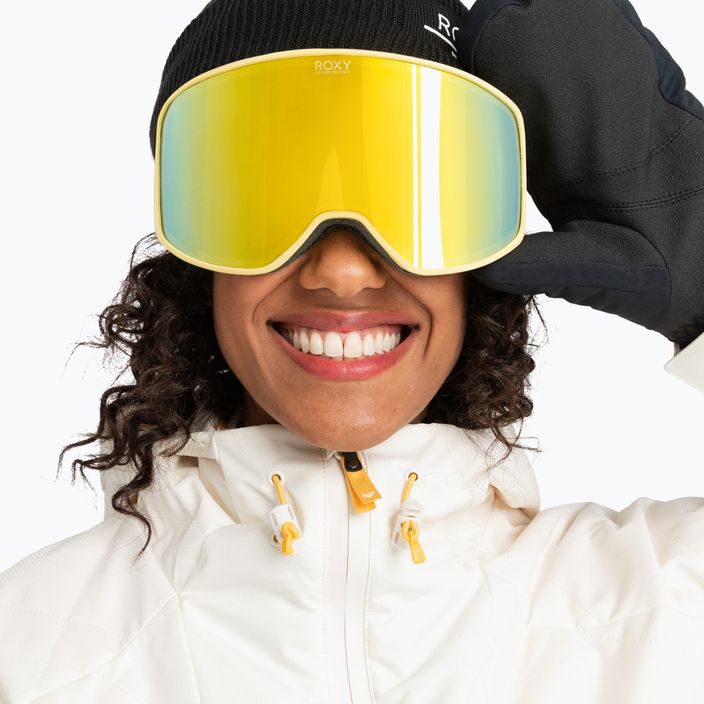 ROXY Storm Női snowboard szemüveg naplemente arany/arany ml 9