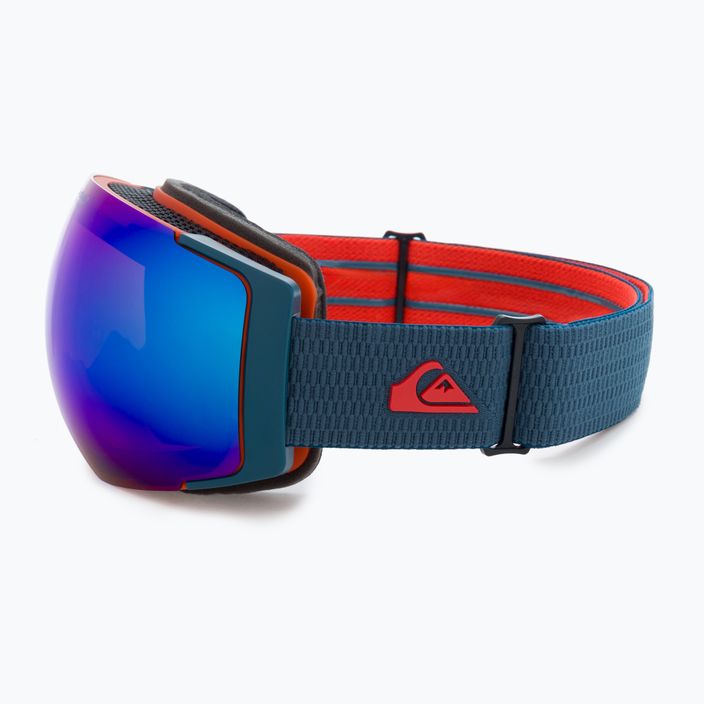 Quiksilver Greenwood S3 majolika kék / clux piros mi snowboard szemüveg 4