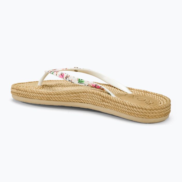 Női flip flopok ROXY South Beach III white/pink 3