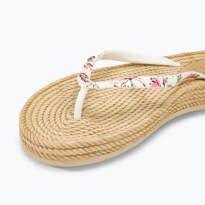 Női flip flopok ROXY South Beach III white/pink 7