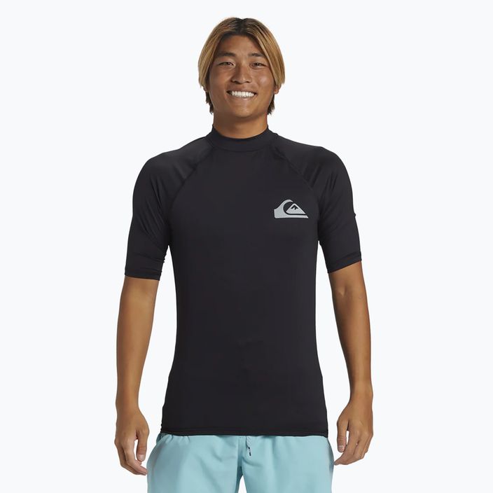 Férfi úszópóló Quiksilver Everyday UPF50 black