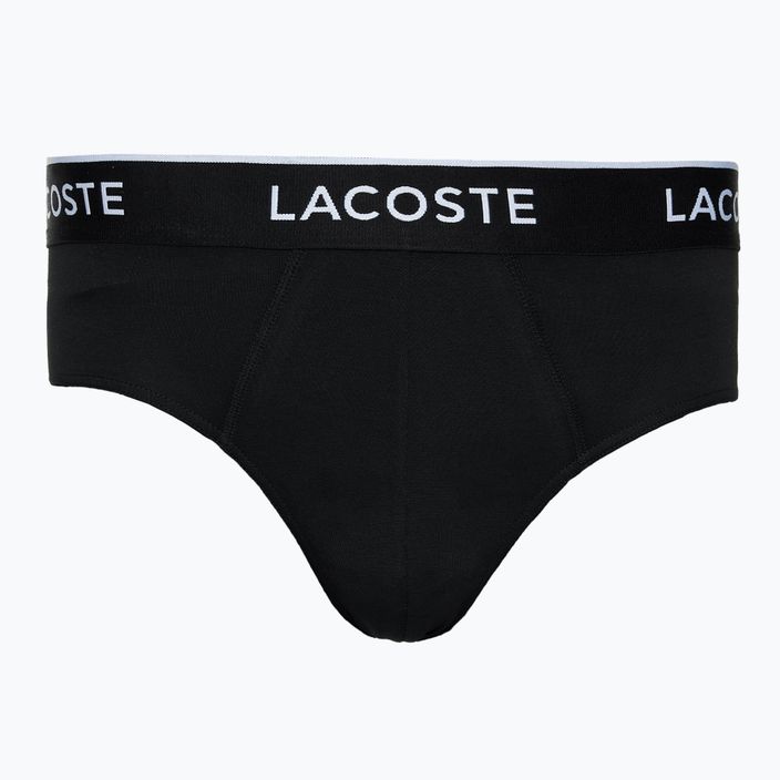 Lacoste férfi alsónadrág 8H3472 3 pár fekete/fehér/ezüst chine 2