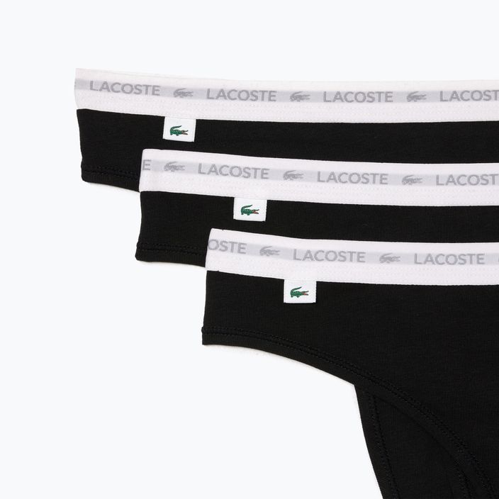 Lacoste női bugyik 8F1341 3 pár fekete 2