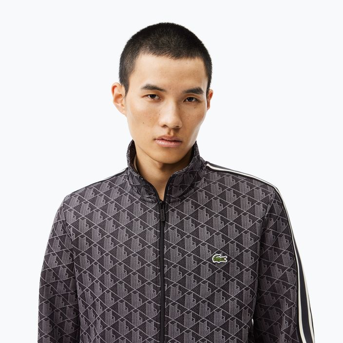 Lacoste férfi SH1368 fekete/grafit melegítőfelső 3