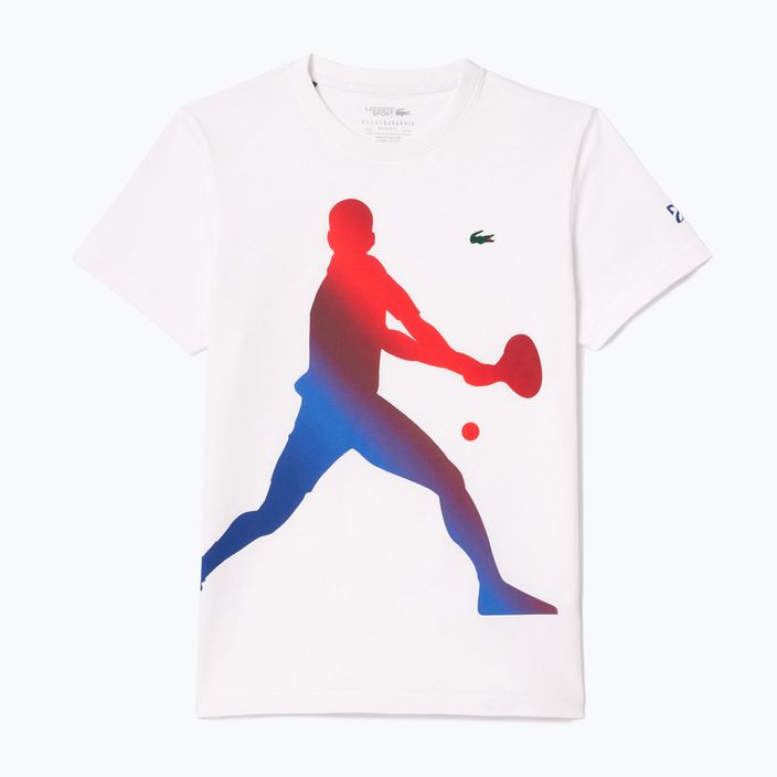 Lacoste Tennis X Novak Djokovic fehér póló + sapka szett 4