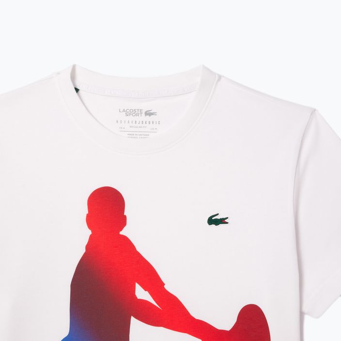 Lacoste Tennis X Novak Djokovic fehér póló + sapka szett 5