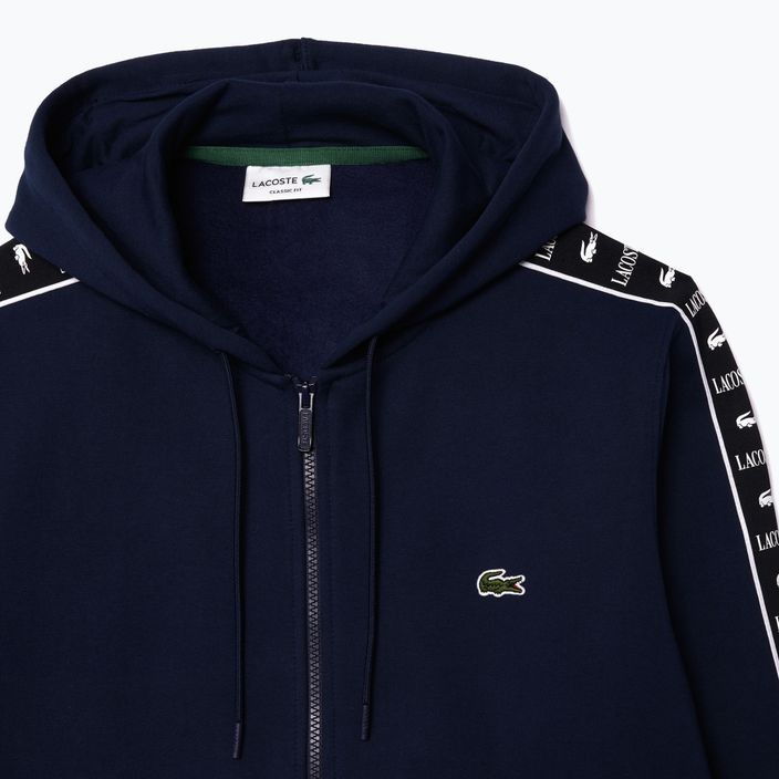 Férfi Lacoste SH7457 sötétkék melegítőfelső 6