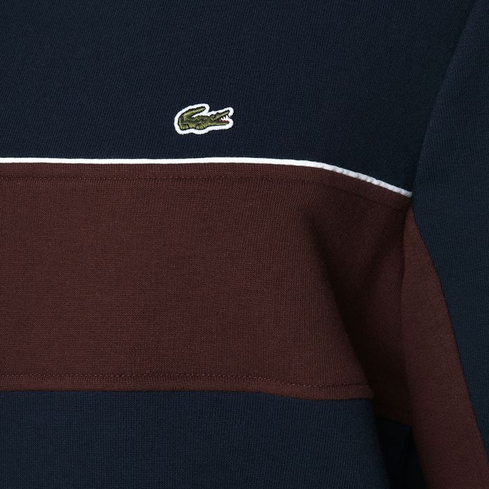 Lacoste gyermek pulóver SJ2451 tengerészkék-kivonatú expresso 3