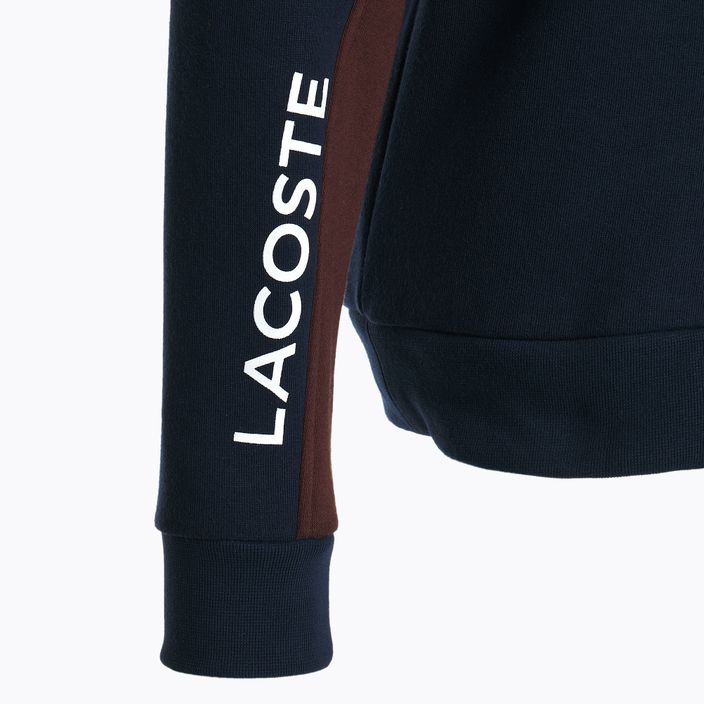 Lacoste gyermek pulóver SJ2451 tengerészkék-kivonatú expresso 4