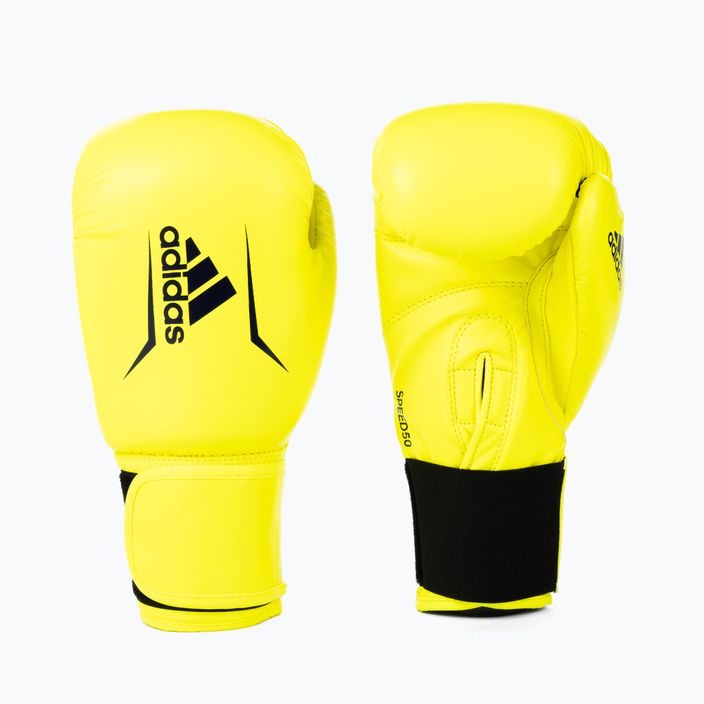 adidas Speed 50 bokszkesztyű sárga ADISBG50 3