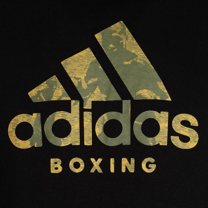 adidas Hoodie Boxing Logo edzés pulóver fekete ADICLHD20B 3