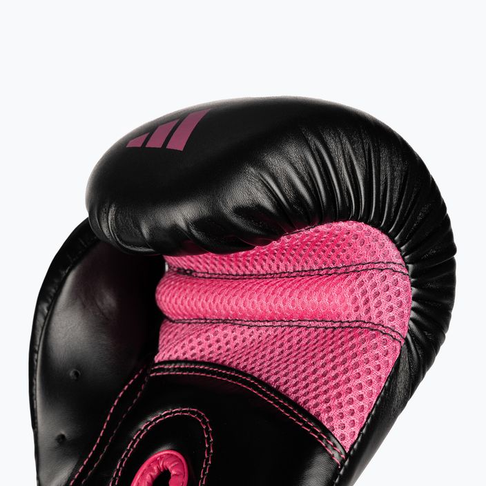 adidas Hybrid 80 bokszkesztyű fekete-rózsaszín ADIH80 4