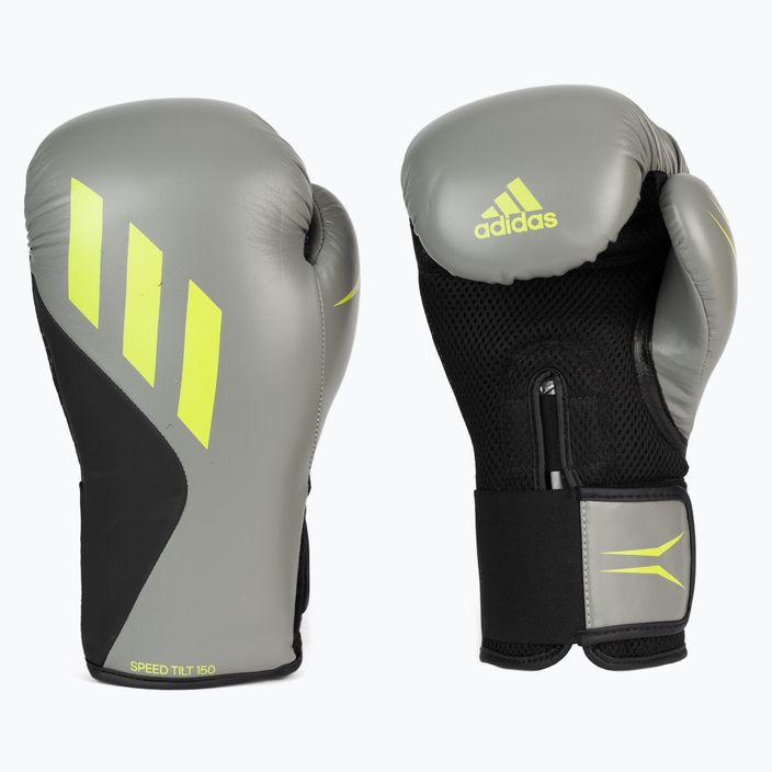 adidas Speed Tilt 150 bokszkesztyűk szürke SPD150TG 3