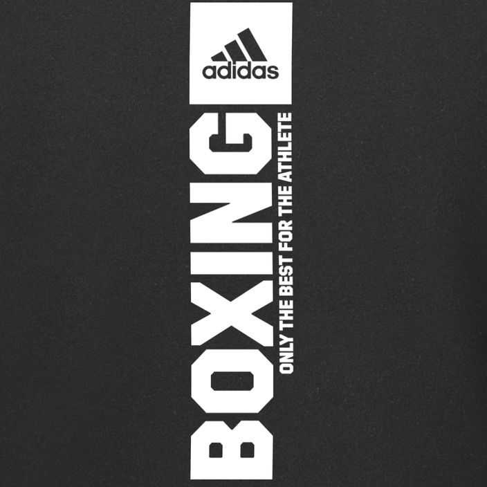Férfi adidas Boxing póló fekete/fehér 7