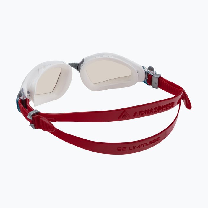 Aqua Sphere Kayenne Pro úszószemüveg fehér és piros EP3040910LPH 4