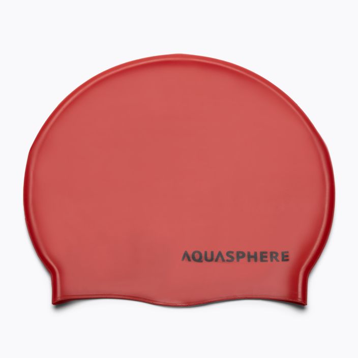 Aqua Sphere Plain szilikon úszósapka piros SA212EU0601