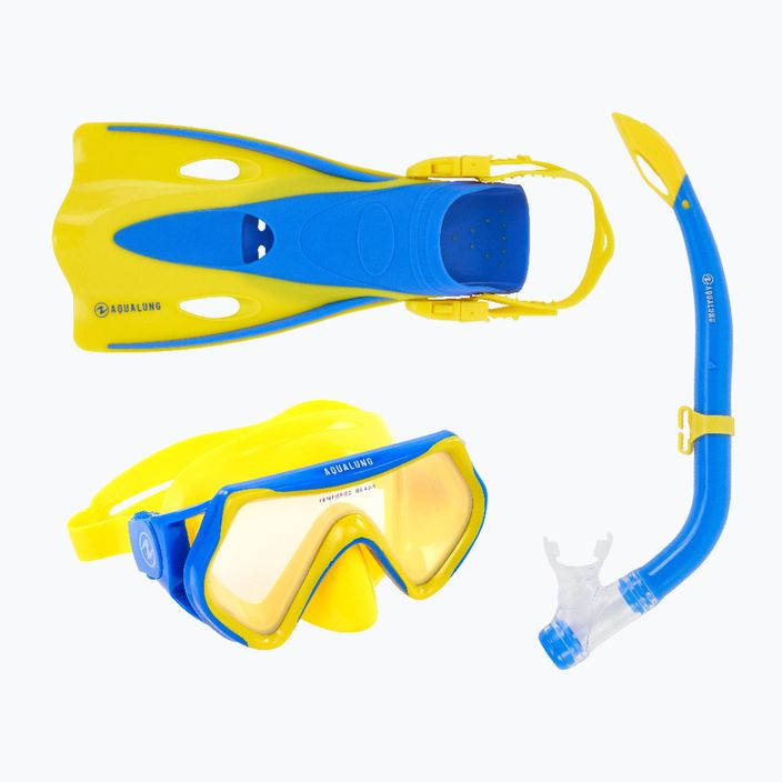 Aqualung Gyermek Snorkelling Hero szett sárga és kék SV1160740SM 14
