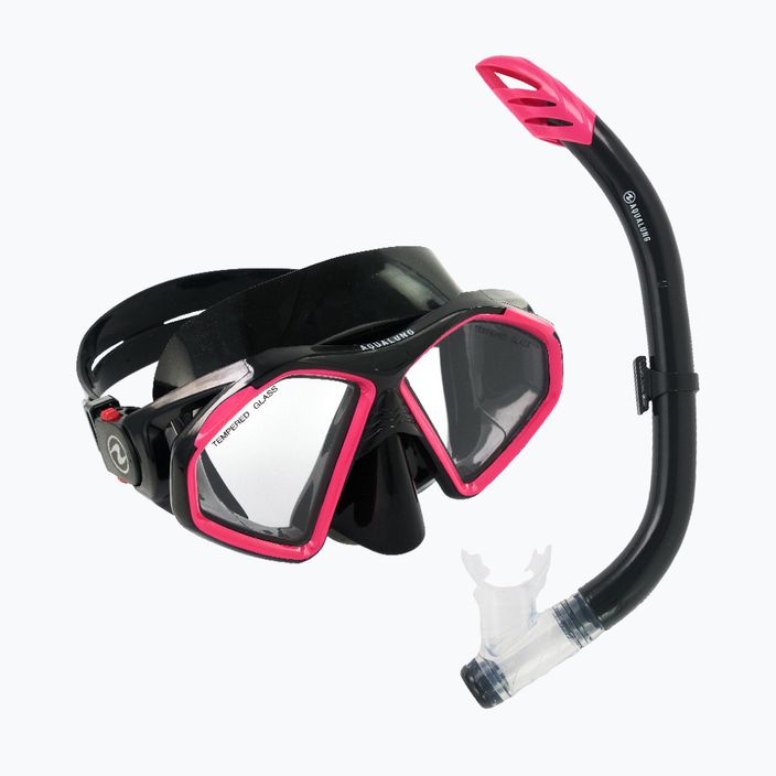 Aqualung Hawkeye Combo Snorkelling Kit Maszk + Snorkel Fekete SC3970102 10