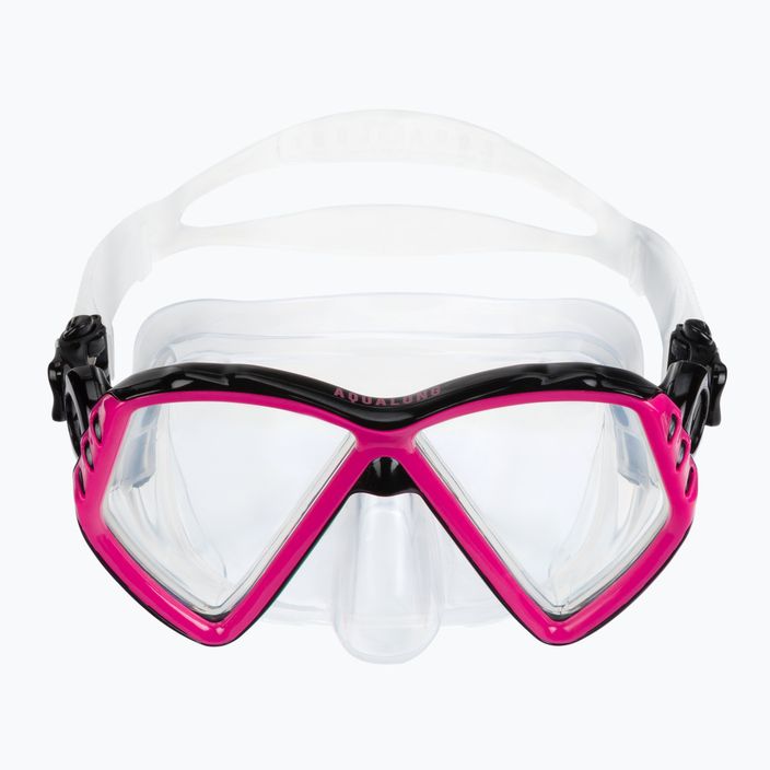Aqualung Cub Combo gyermek snorkel készlet maszk + snorkel fekete/rózsaszín SC3990002 3