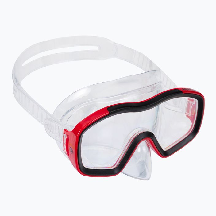 Aqualung Raccon Combo gyermek snorkel készlet maszk + snorkel piros/fekete SC4000098 2