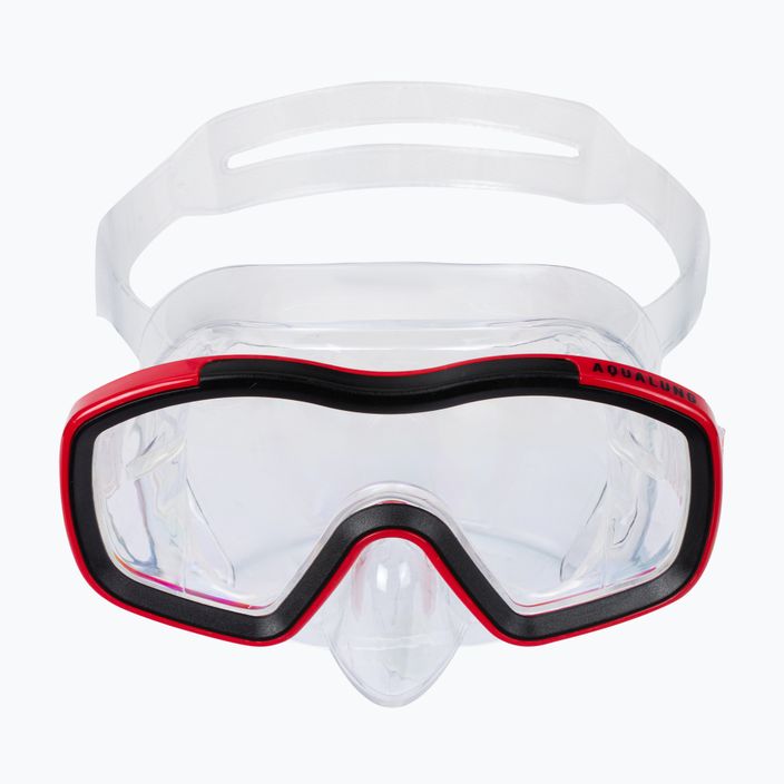 Aqualung Raccon Combo gyermek snorkel készlet maszk + snorkel piros/fekete SC4000098 3