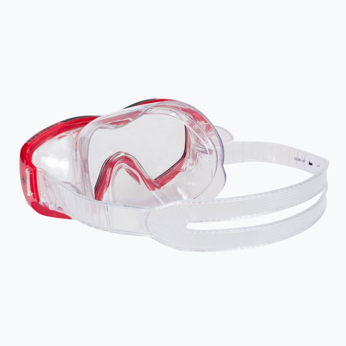 Aqualung Raccon Combo gyermek snorkel készlet maszk + snorkel piros/fekete SC4000098 5